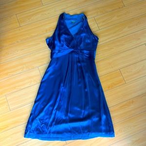 Elegant Ann Taylor satin knee length dress